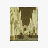 The interior of Saint Bavo's Church in Haarlem by Isaak van Nickelen - thumbnail_0_nf_66fce2968213847b6f357a03